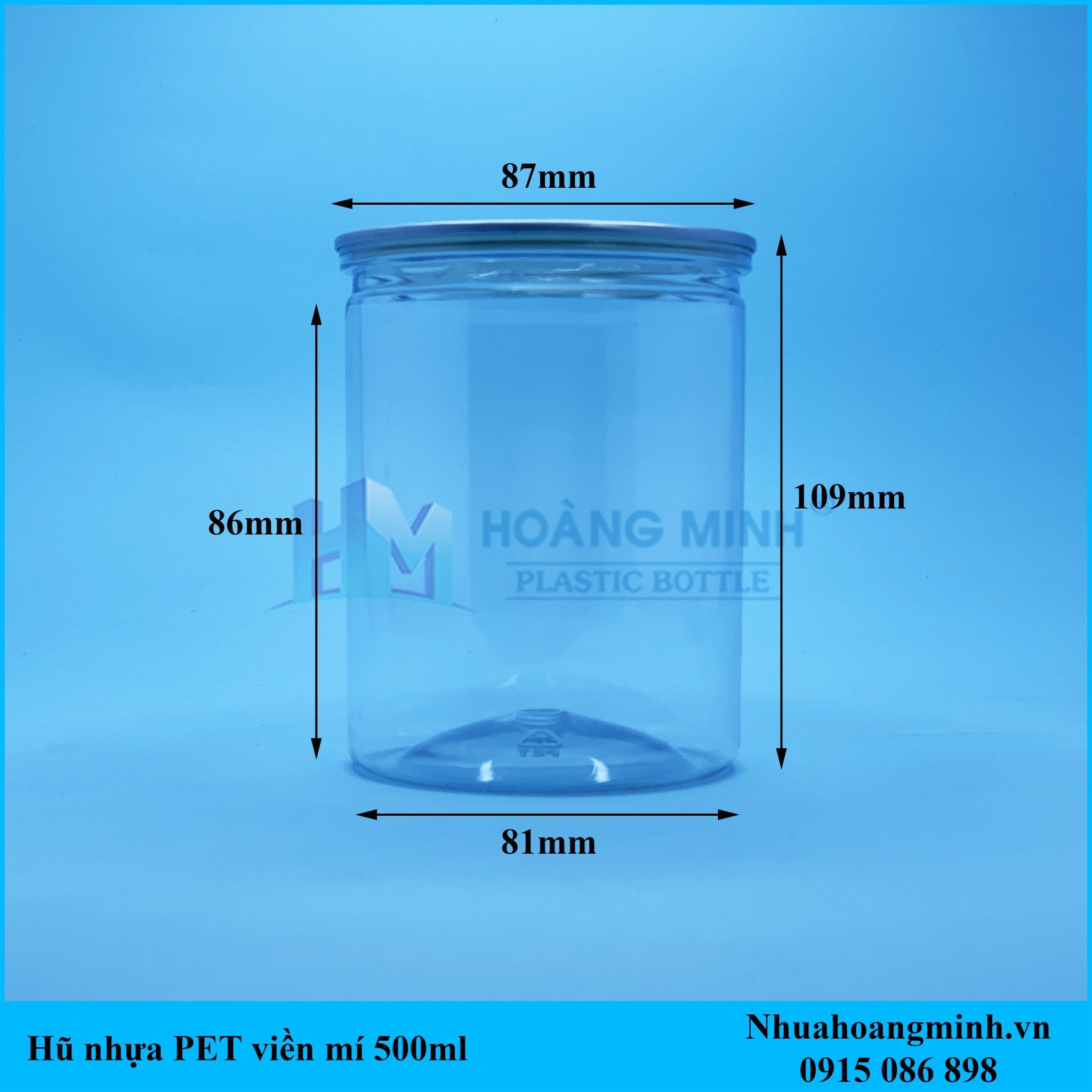 Set hũ nhựa 500ml